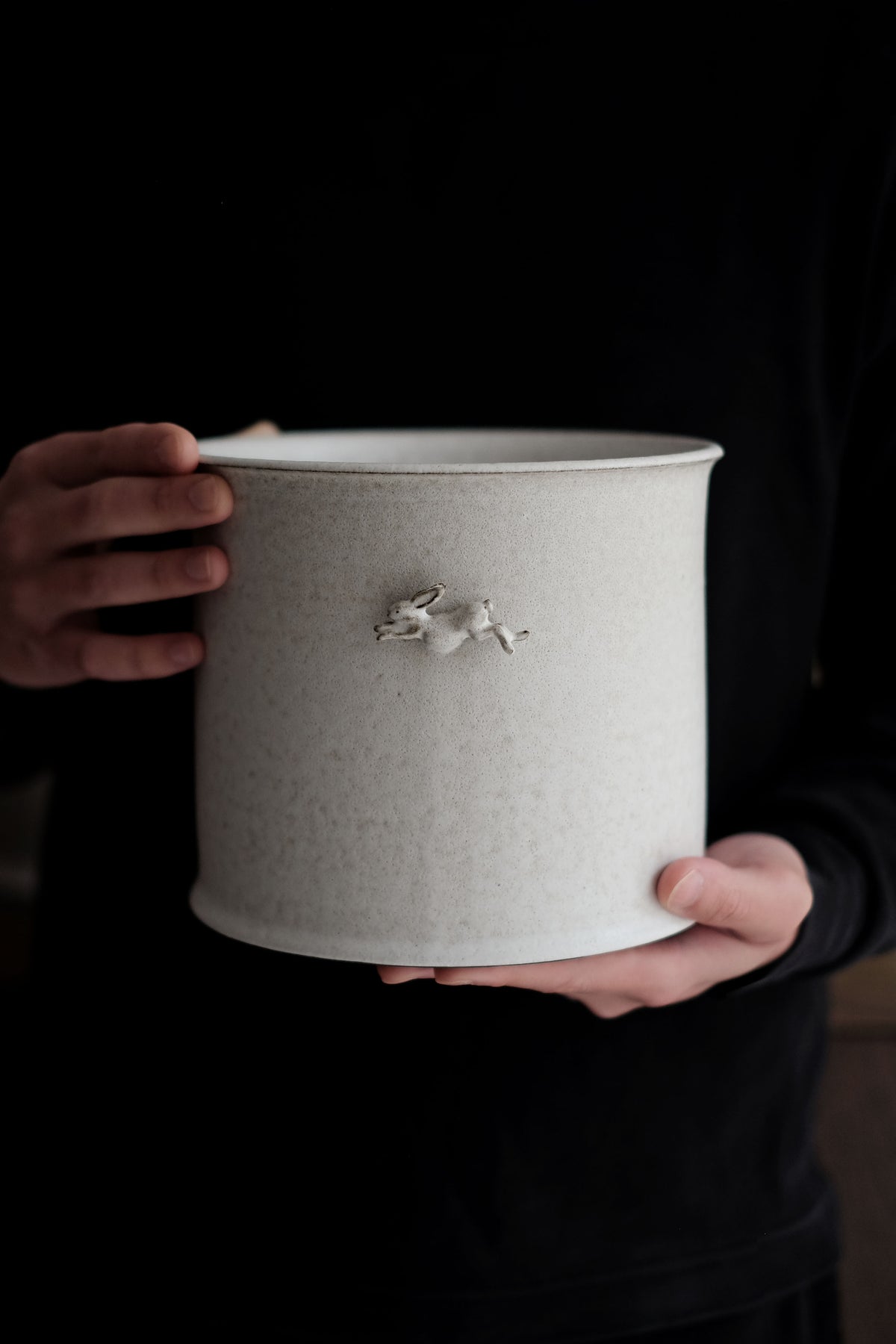 Moonrise Hopping Hare Vessel Nº11