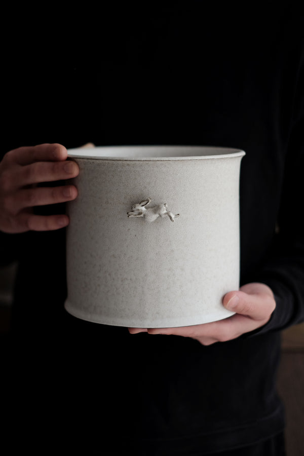 Moonrise Hopping Hare Vessel Nº11