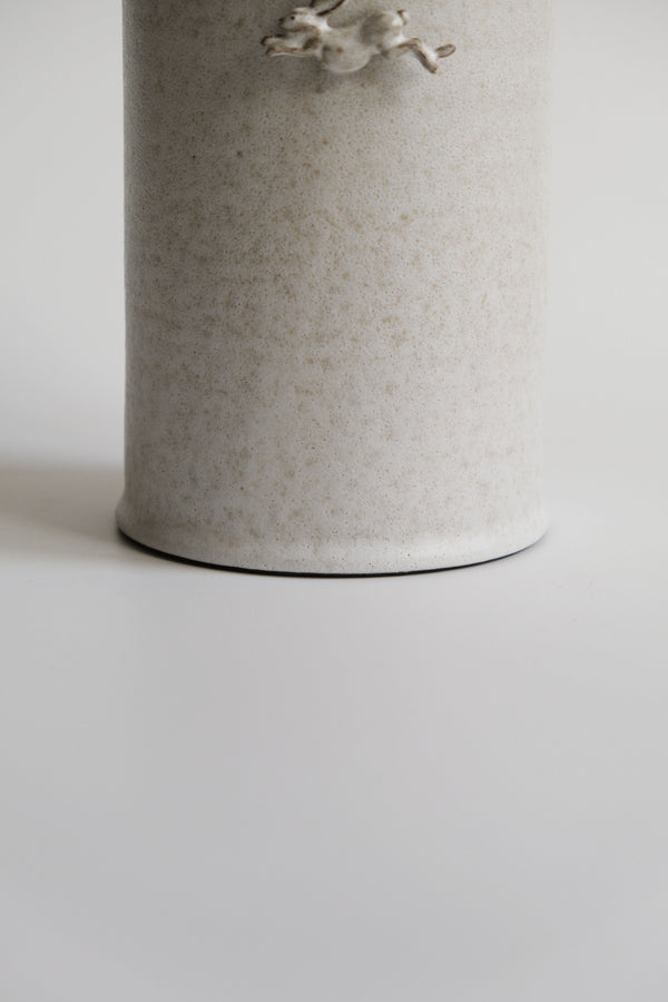 Moonrise Hopping Hare Vessel Nº10