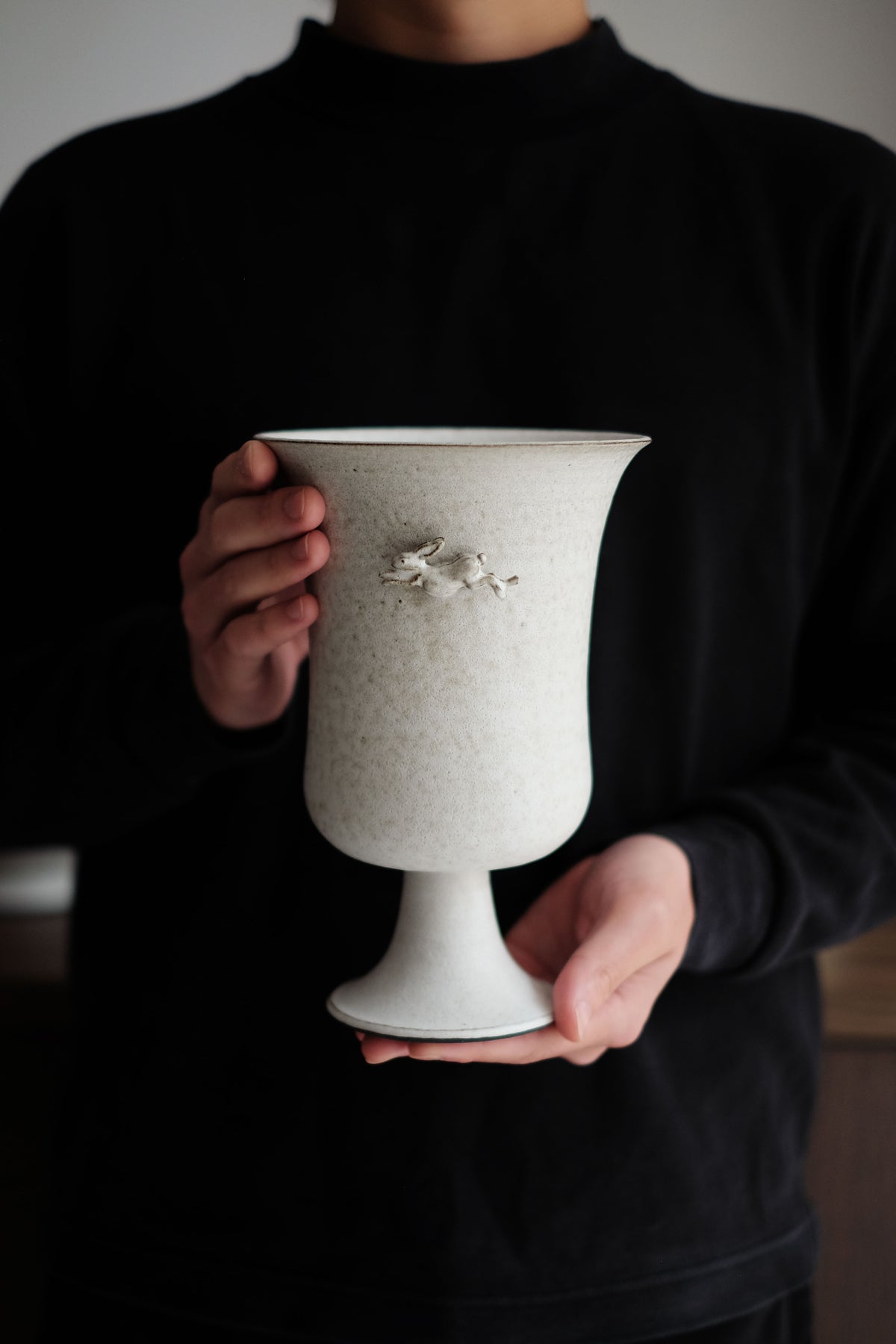 Moonrise Hopping Hare Vessel Nº13