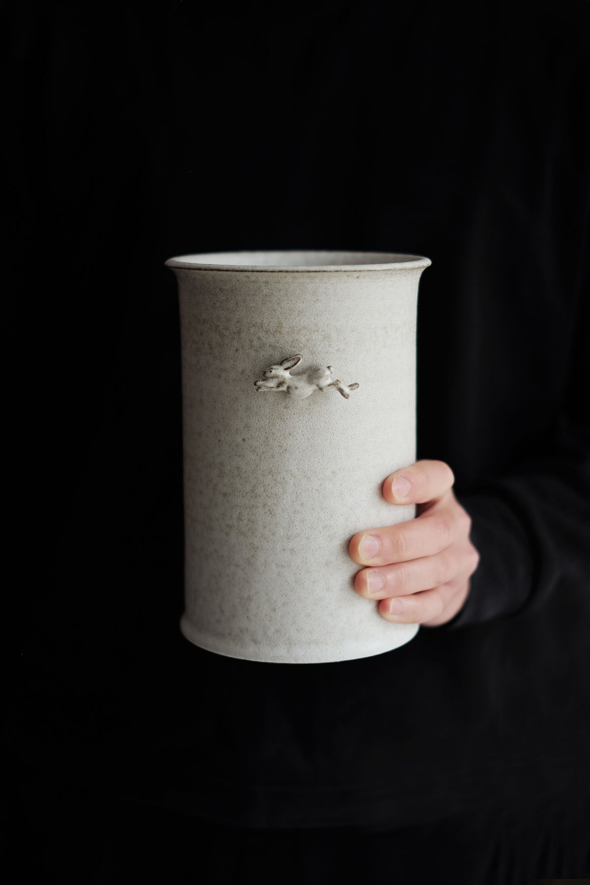 Moonrise Hopping Hare Vessel Nº10
