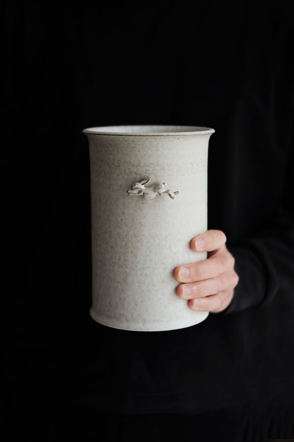 Moonrise Hopping Hare Vessel Nº10
