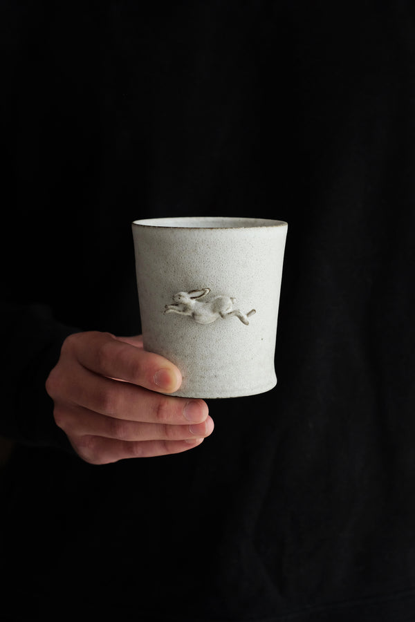 Moonrise Hopping Hare Tumbler, Run