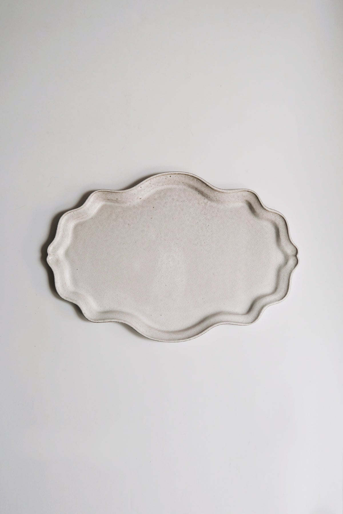 Moonrise Platter Large, Shell