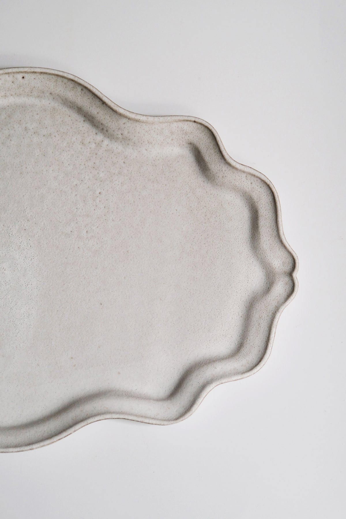 Moonrise Platter Large, Shell