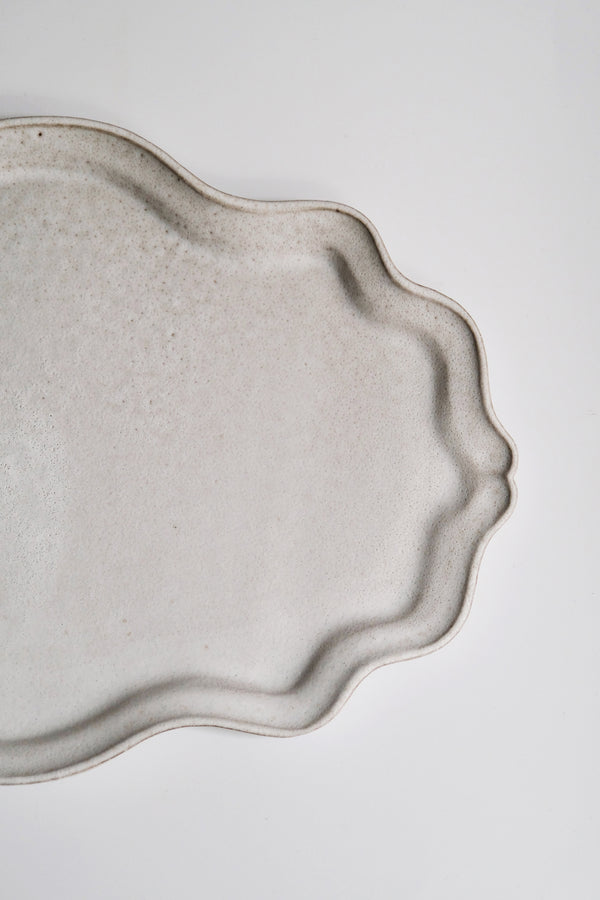 Moonrise Platter Large, Shell