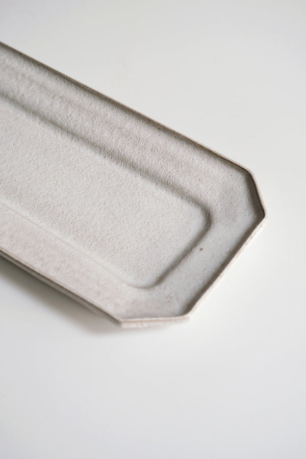 Moonrise Baguette Plate, Octagon
