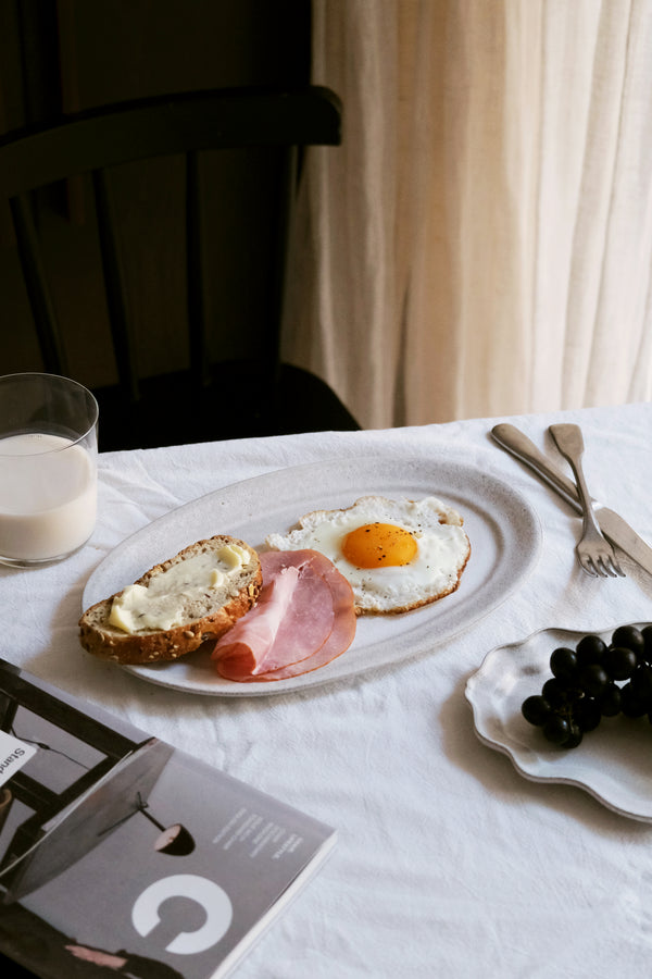 Moonrise Breakfast Plate, Oval