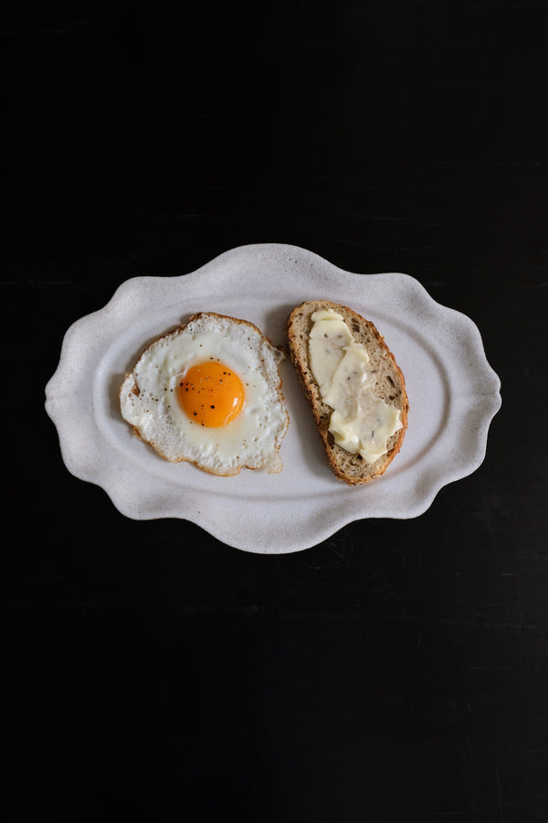Moonrise Breakfast Plate, Shell