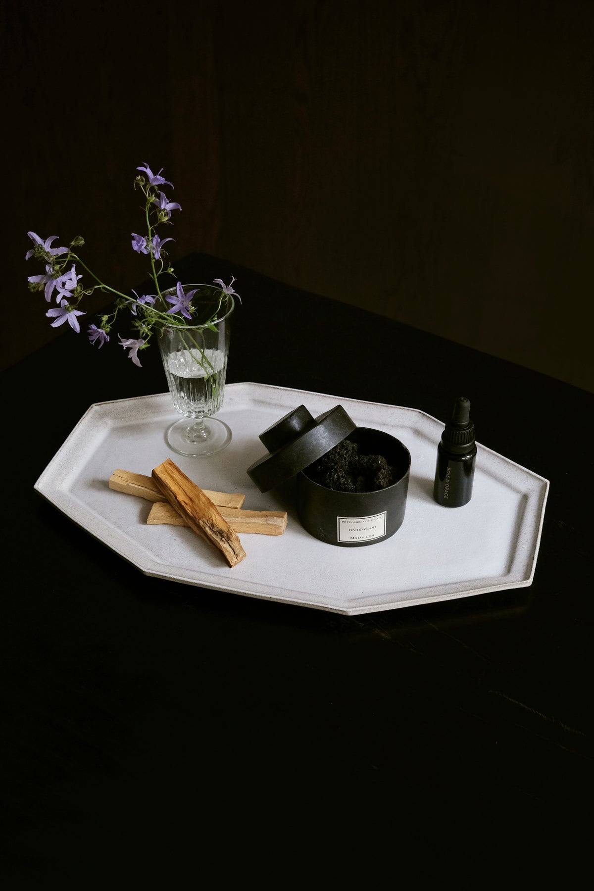 Moonrise Platter Large, Diamond