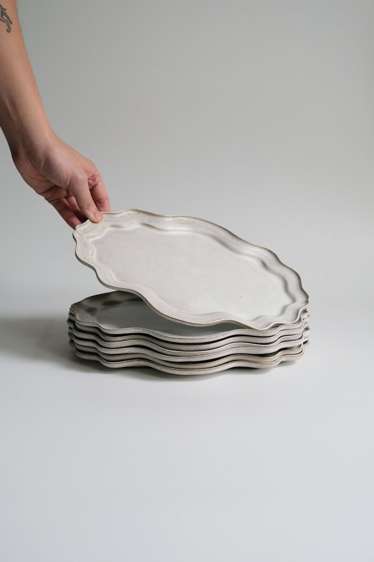 Moonrise Platter Medium, Shell