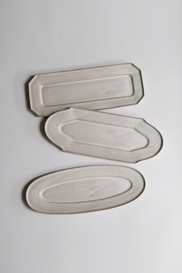 Moonrise Baguette Plate, Octagon