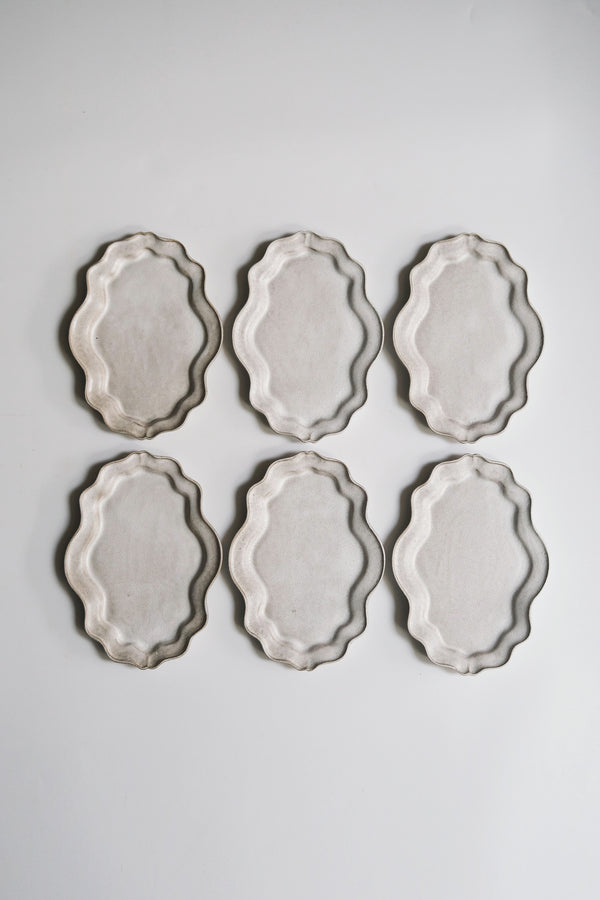Moonrise Platter Small, Shell