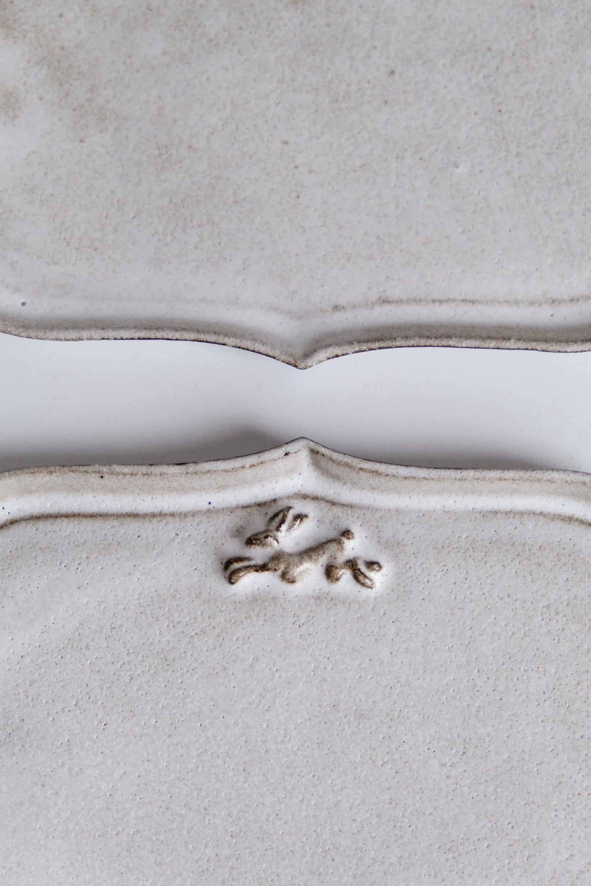 Moonrise Mini Hare Frame Dish, Petite Vintage Set of 2