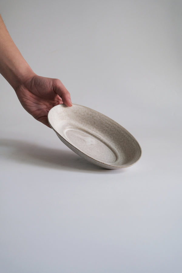 Moonrise Deep Plate Small, Oval
