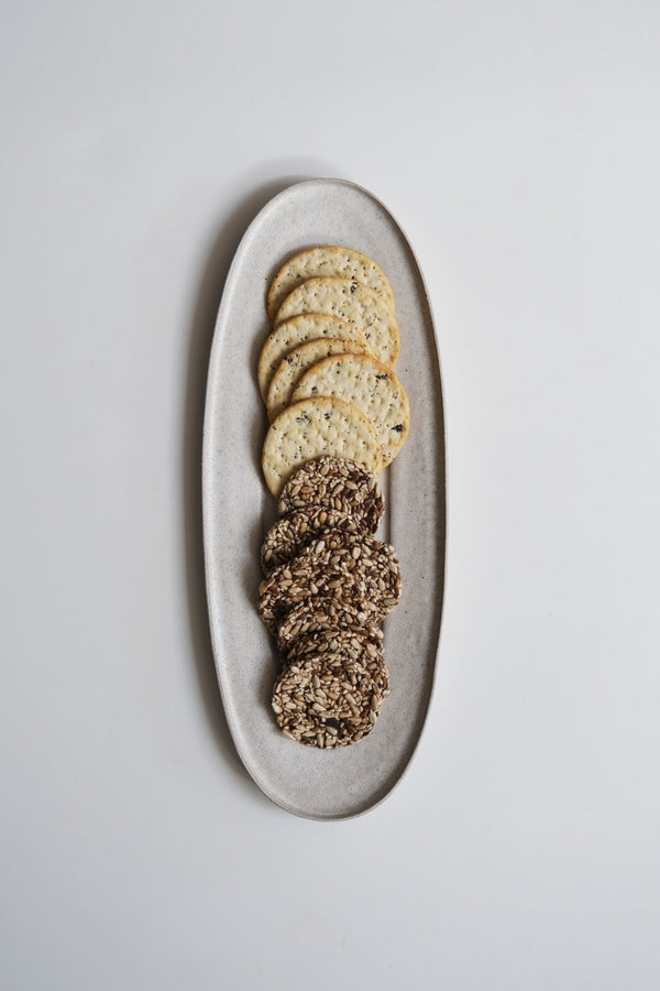 Moonrise Baguette Plate,Oval (Seconds)