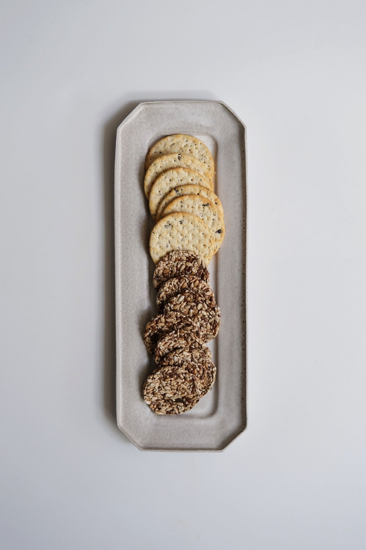 Moonrise Baguette Plate, Octagon