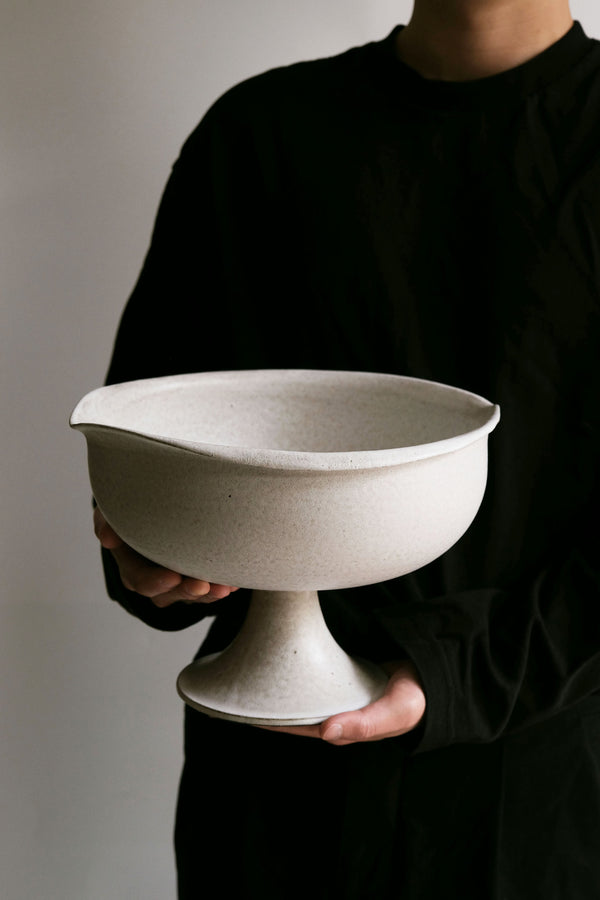 Moonrise Tulip Large Footed Bowl No.01