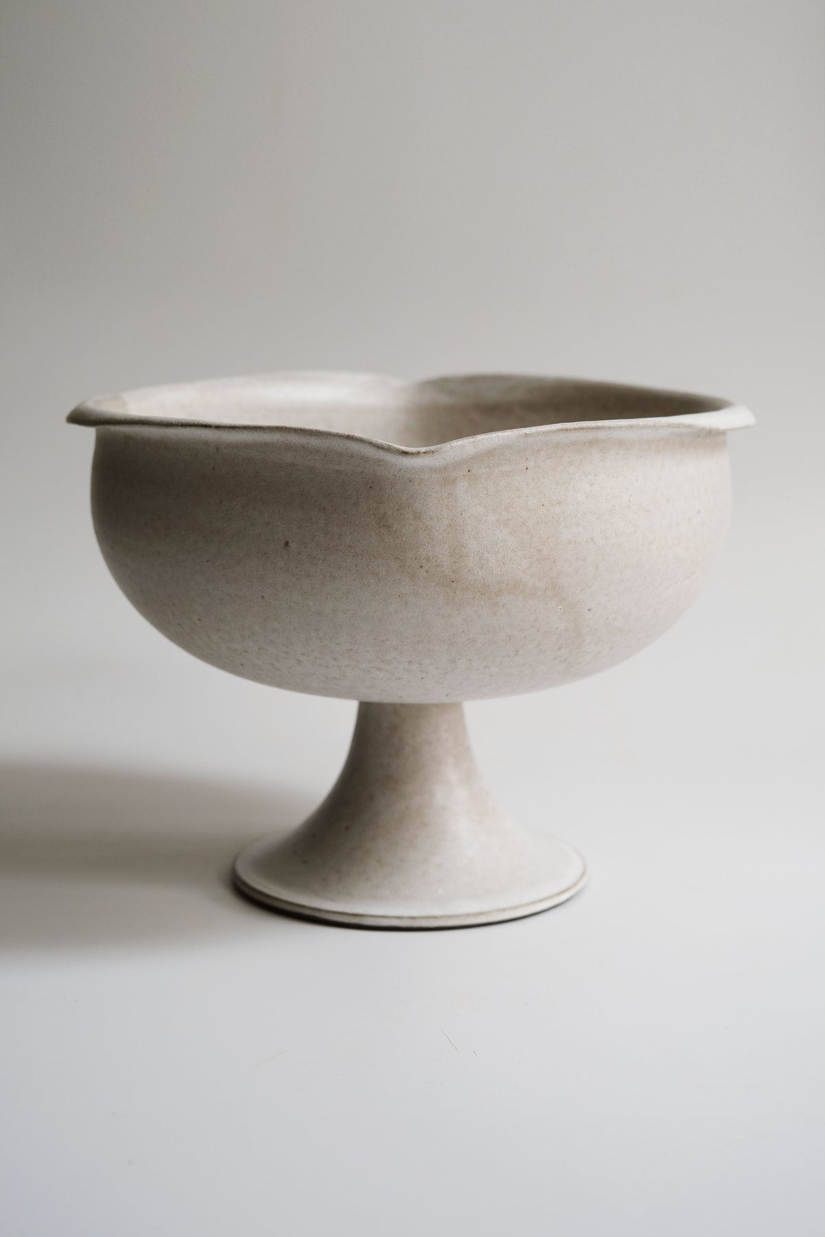 Moonrise Tulip Large Footed Bowl No.01