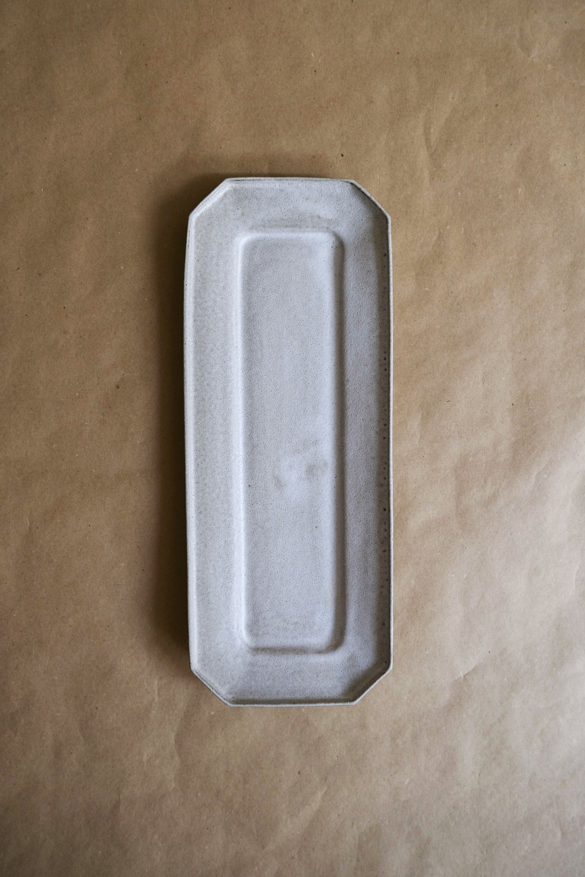 Moonrise Baguette Plate, Octagon (Seconds)