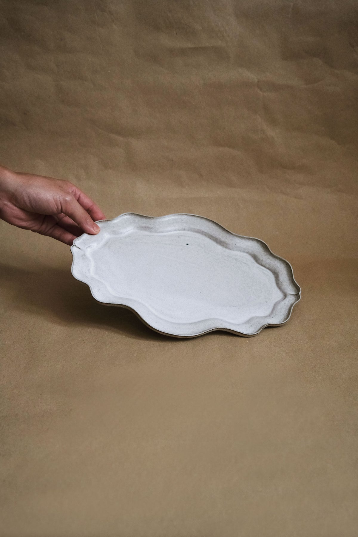 Moonrise Platter Medium, Shell (Seconds)