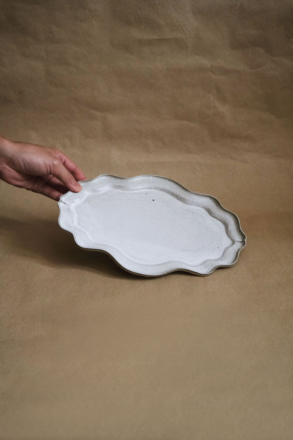 Moonrise Platter Medium, Shell (Seconds)