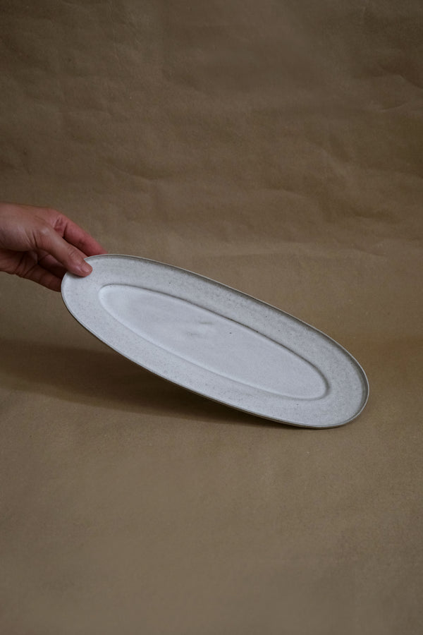 Moonrise Baguette Plate,Oval (Seconds)